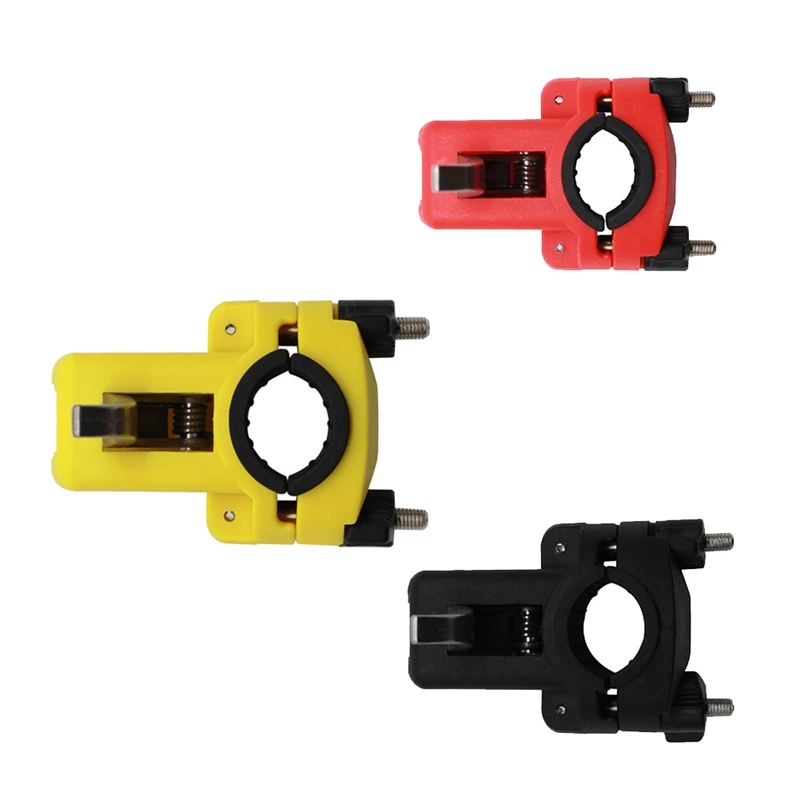 

1 Piece Fishing Rod Bracket Adjustable Fixed Durable Boat Pole Mount Tail Head Rest Holder Tools Yellow