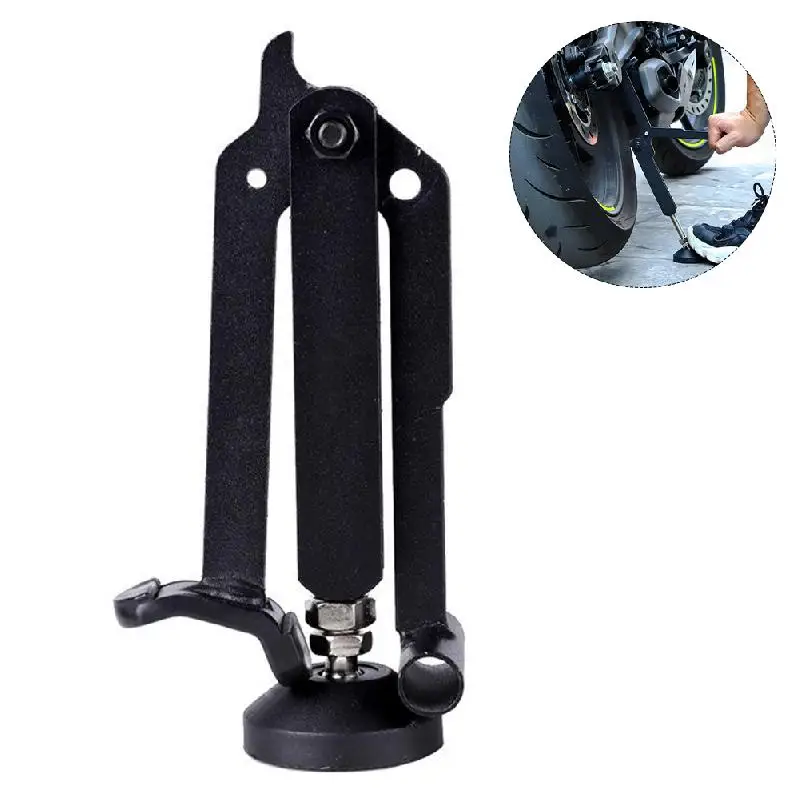 Motorcycle Folding Lifting Support Frame Foldable Heavy Lift Stand Stable Crane For With Upgraded Armrest