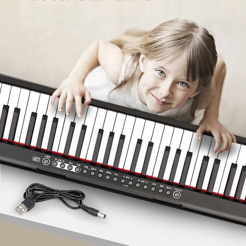 

61 Key Keyboard Electronic Organ Professional Adult Electronic Piano Kids Teclados Musicales Consumer Electronics WK50EP