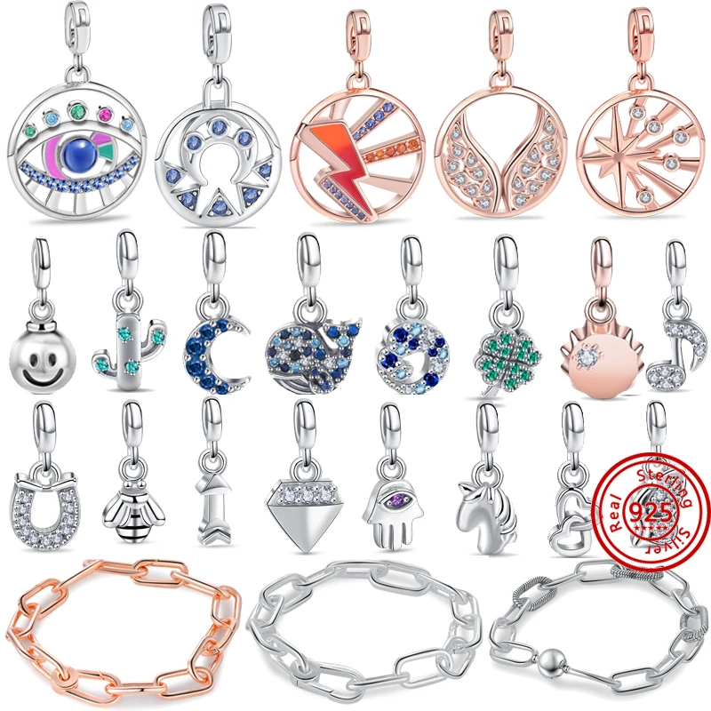 

Бусины-шармы «ME» из серебра 925 пробы для браслетов