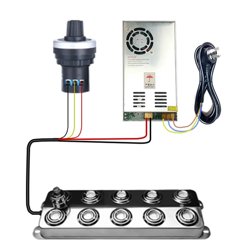 Dc48v Ultrasonic Mist Fog Maker Machine With Adjustble Fog Volume Regulator 110v 220v Power Supply