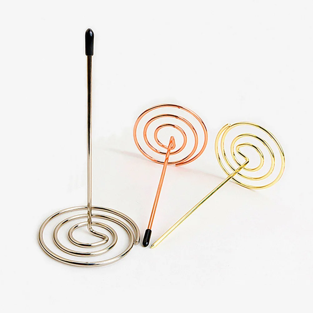 3 шт. фиксатор билетов для ресторана офиса держатели заметок меню-фактура вилка