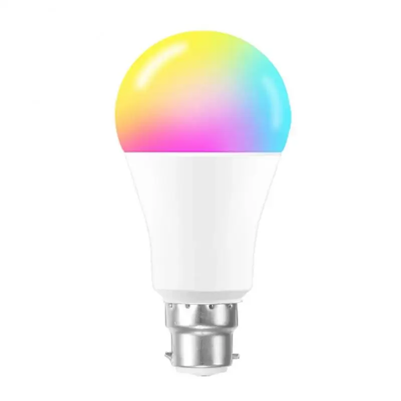 

Tuya WiFi Smart Light Bulb E27/E26/B22 RGB+CW 9W Energy Saving Dimming LED Bulb Work With Smart Life Alexa Google Home Homekit