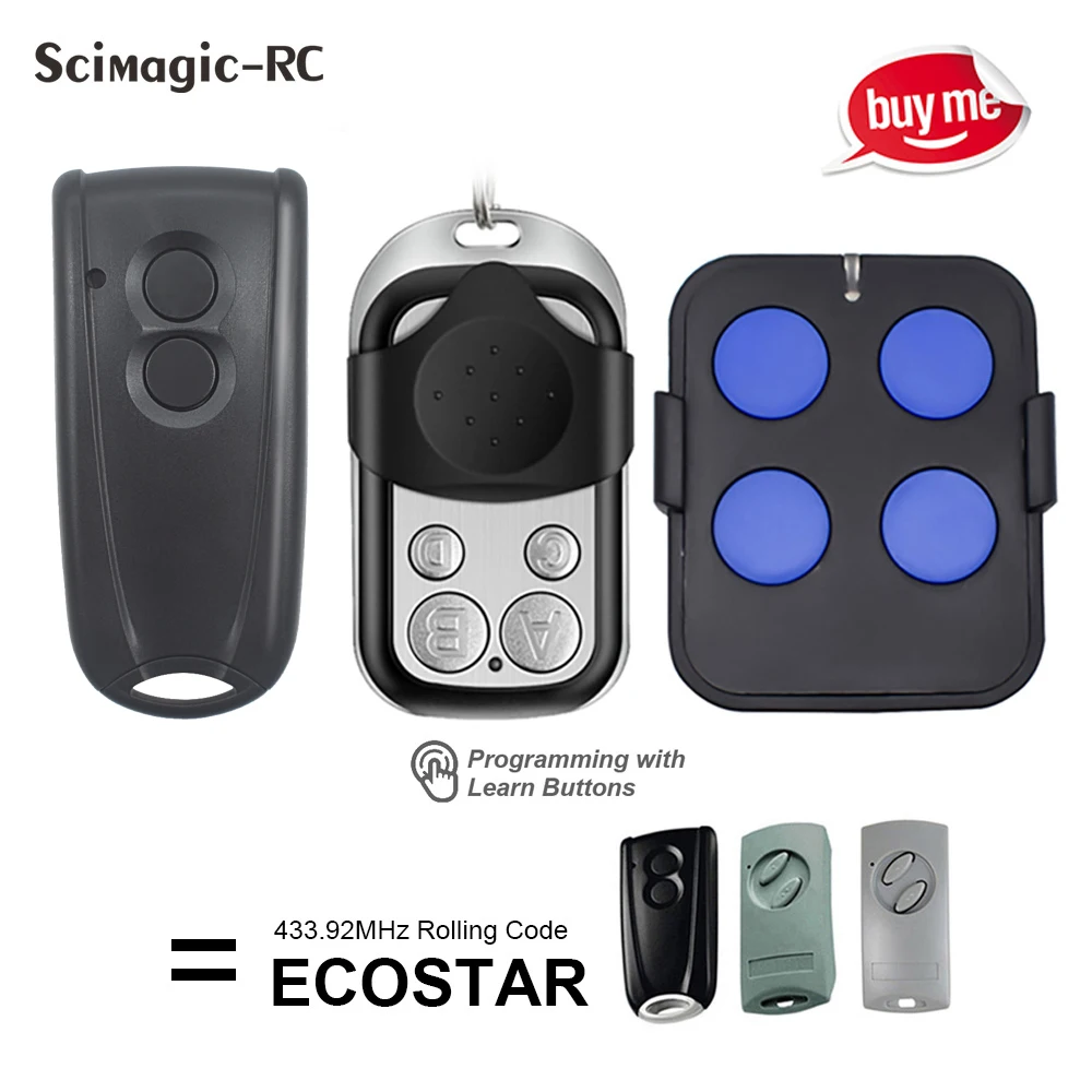 Фото Пульт дистанционного управления 433 ECOSTAR RSC2 RSE2 RSC2-433 RSE2-433 для двигателей LIFTRONIC 500 700 800, контроллер ECOSTAR 433.92 МГц №3