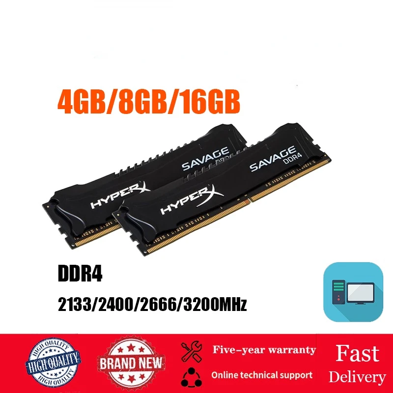

BEAST 4GB/8GB/16GB Desktop Memory RAM DDR4 DIMM 2133/2400/2666 MHz 288Pin 1.2V RAM PC4-17000 19200 12800 21300 RAM FOR PC