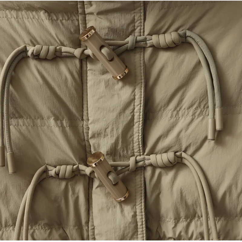 MHMR 2023 New Winter Women Down Jacket High Quality Warm Hooded White Duck Down Thick Fashion Women Down Jacket Women Overcoat