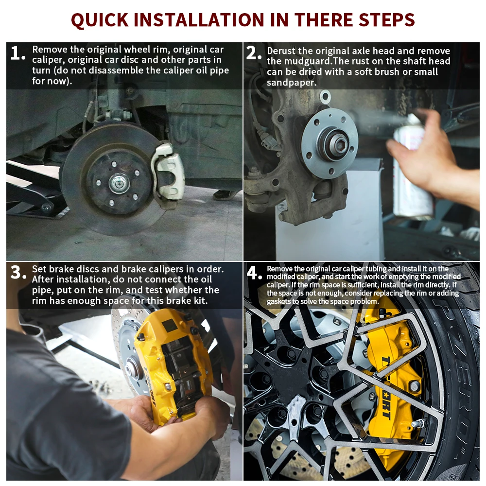 TTSPORT высокопроизводительный 8611 модифицированный большой тормозной суппорт