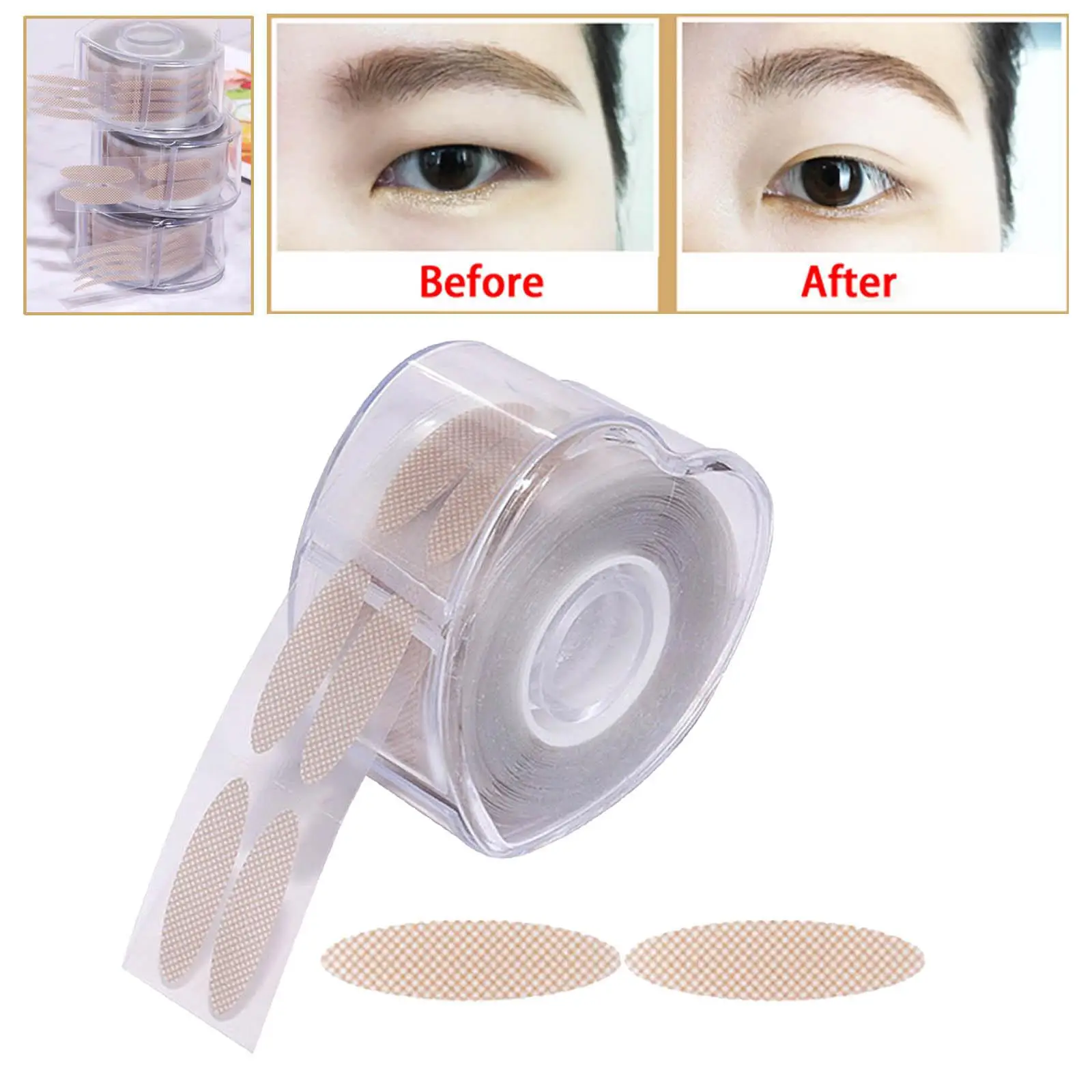 2x600 шт. самоклеящиеся ленты для глаз