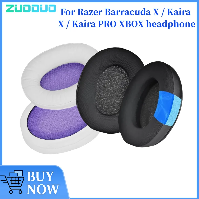 Фото Сменные кожаные охлаждающие гелевые наушники ZUODUO для наушников Razer Barracuda X/Kaira X/Kaira PRO XBOX, удобно носить №1