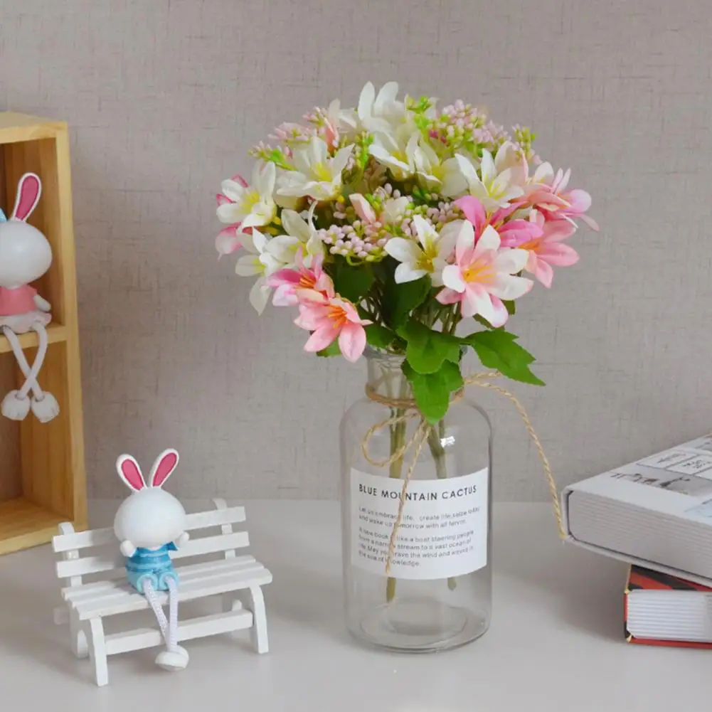 

Beautiful Fake Flower Vibrantly Colored Artificial Flower Eye-catching Table Scene Artificial Flower Branch Decorative