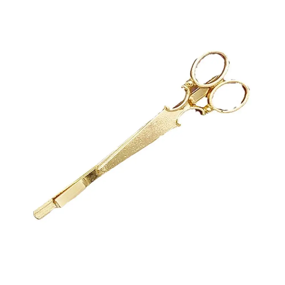 

1Pcs Hot Sale Fashion Hair Clips Women Creative Scissor Style Hair Clips Side Clip Metallic Punk Girls Barrette Accessories