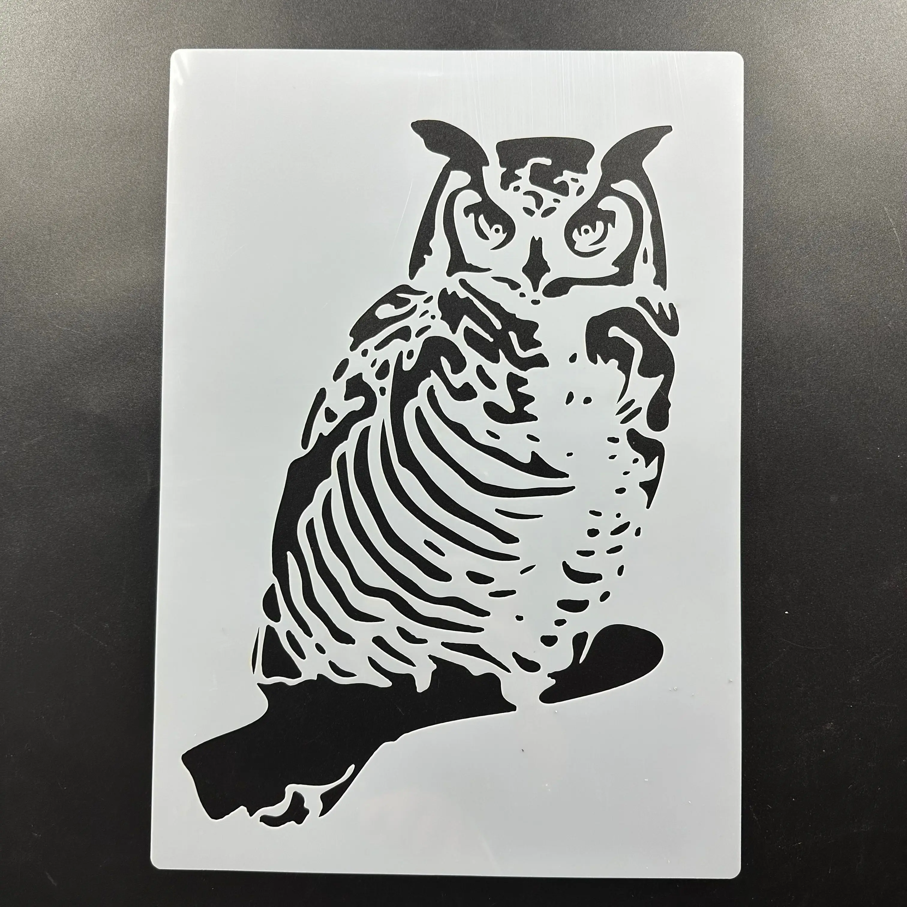 

A4 29 *21cm DIY Stencils wall Painting Scrapbook Coloring Embossing Album Decorative Paper Card Template wall Owl