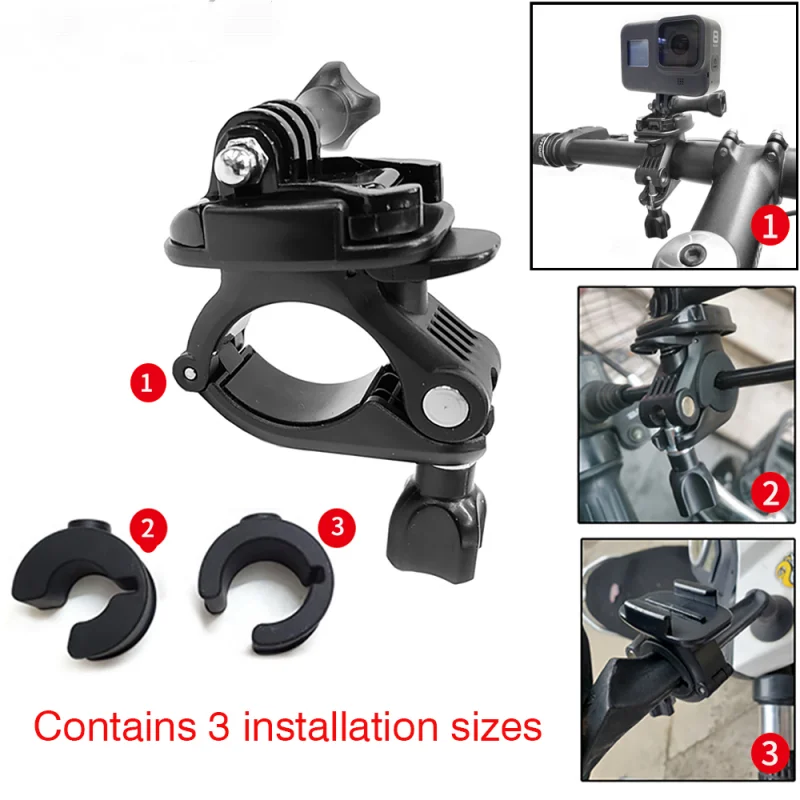 

Action Camera Fixing Bracket for Gopro Bicycle Motorcycle Mount for Go Pro Hero 9/87/6/5 Insta360 ONE R /DJI OSMO Accessories