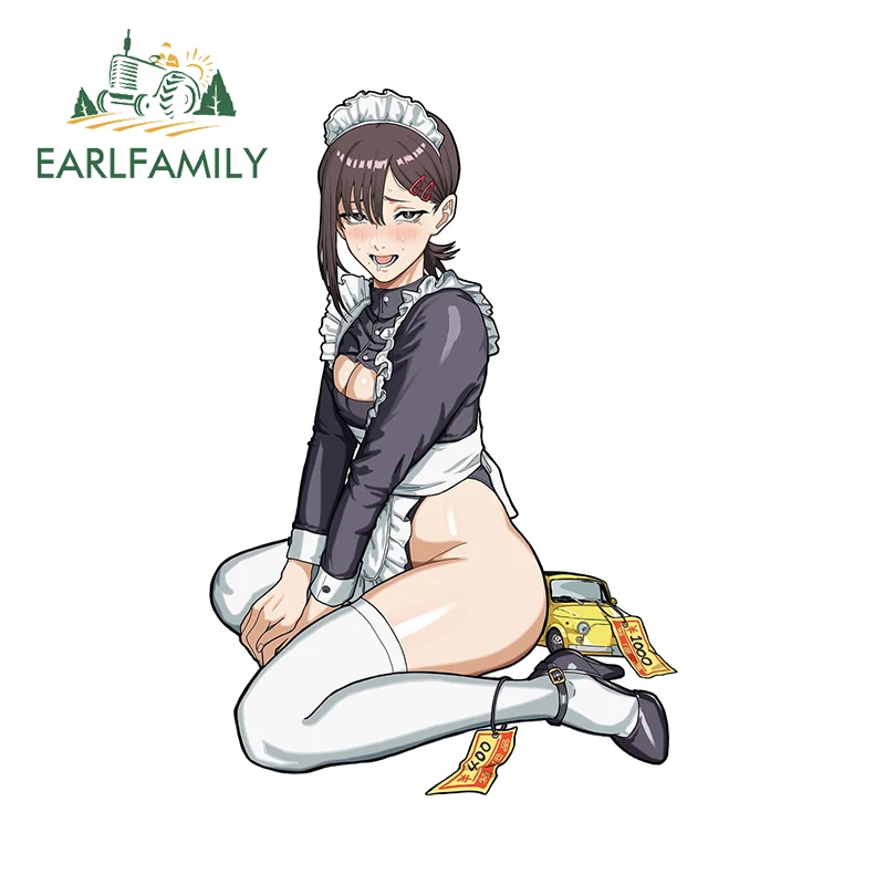 EARLFAMILY 13 см x 8 6 Higashiyama Kobeni Maid автомобильные наклейки приклад аниме авто забавная
