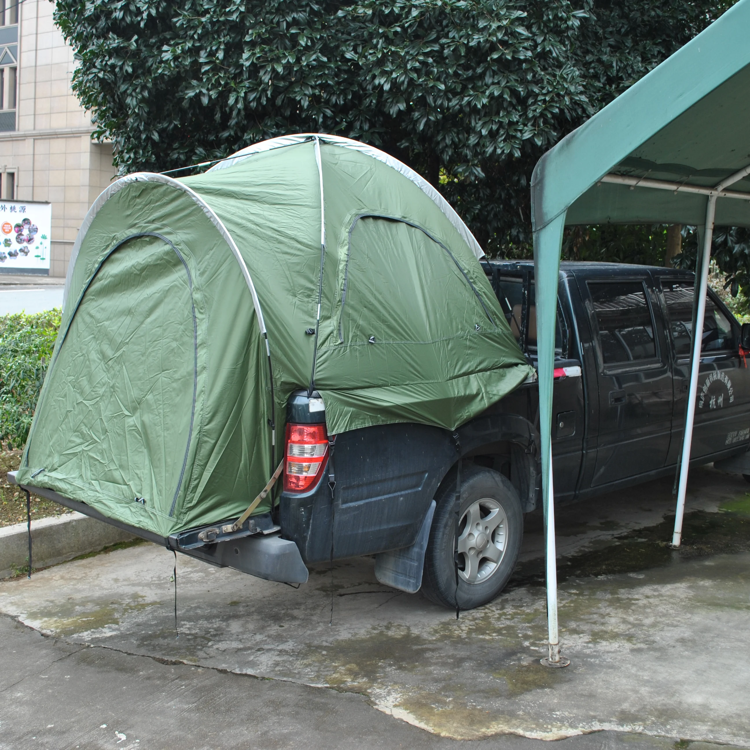 Двухслойная водонепроницаемая палатка для грузовика пикапа UPF 50 + портативные
