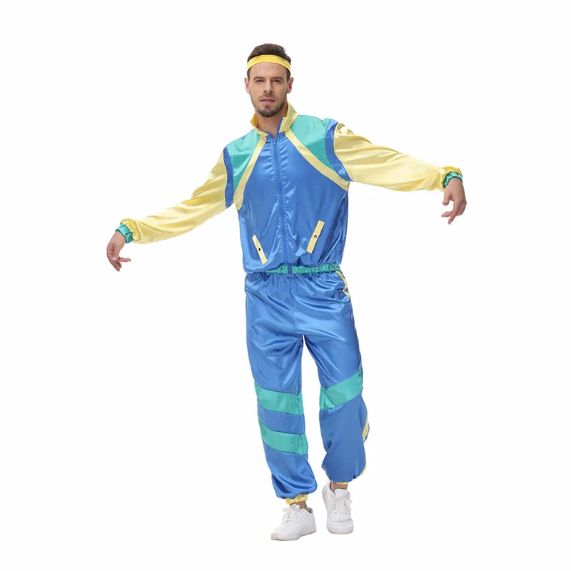 

Halloween European And American Retro Hip Hop Rock Stage Show Couples Costumes