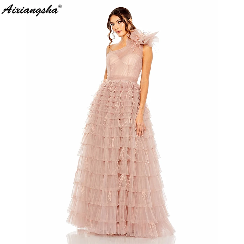 

Aixiangsha Prom Dress A-line Pleat vestidos de fiesta elegantes para mujer 2023 فساتين مناسبة رسمية Party Dress