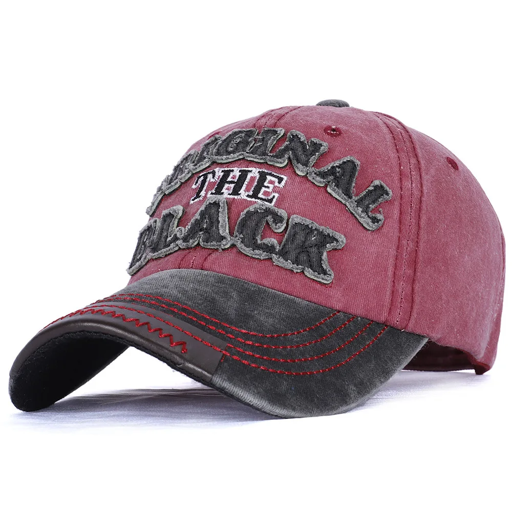 

Sun Caps Vintage Splicing Embroidery Unisex Fashion Adjustable High Quality Baseball Cap Casual Men Women Hip Hop Street Hat