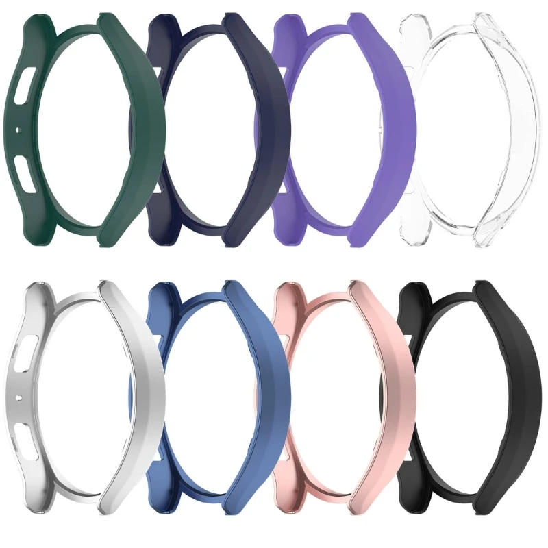 

For Watch 6 40mm/44mm Waterproof PC Cover Watch Screen Protector Bumper
