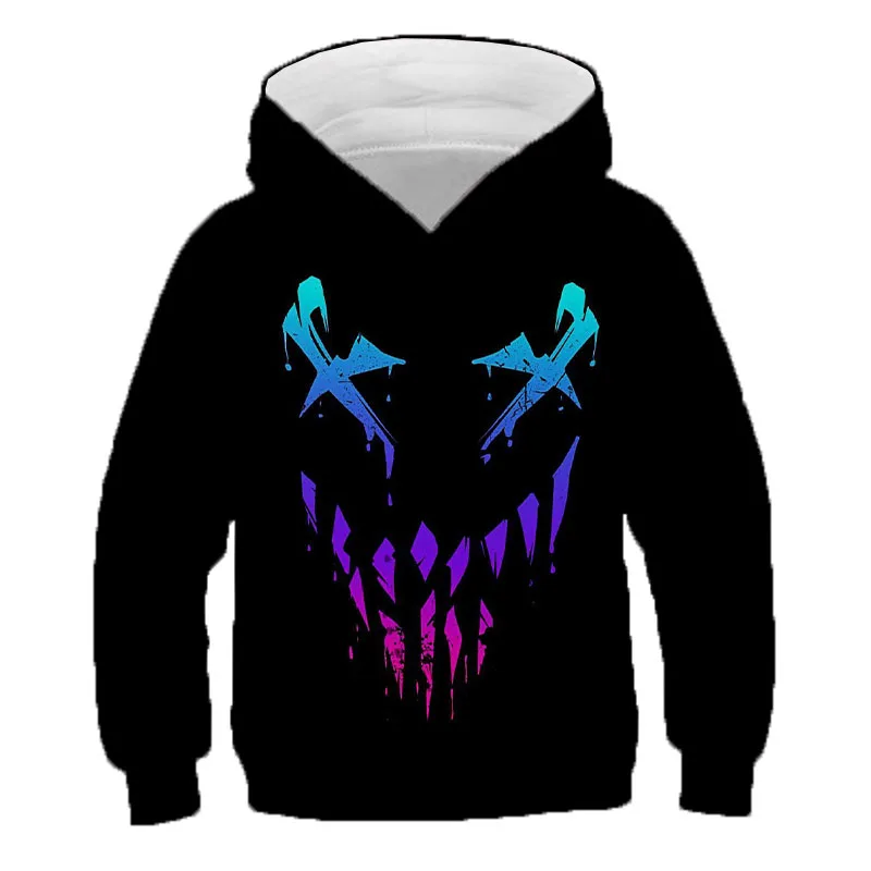 

4-14y Kids Cool Anime Originality Comic Printed Hooded Sweatshirt Boys Girls We Are Venom Superhero 3d Hoodies Children Pullover