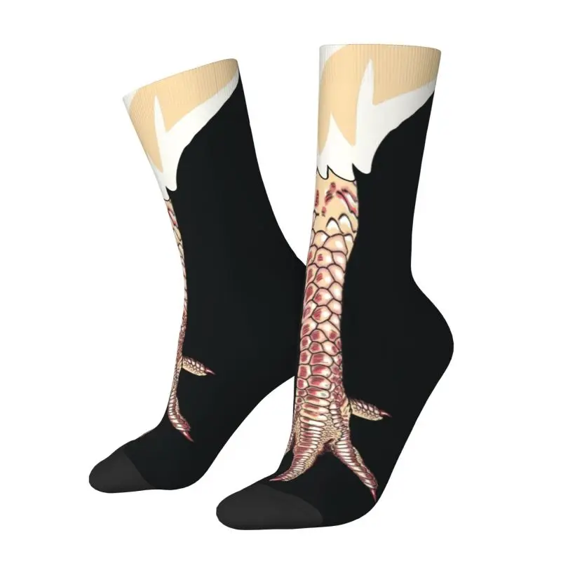 

Забавные носки с куриными лапами для мужчин и женщин, теплые модные Необычные Короткие носки с лапами животных