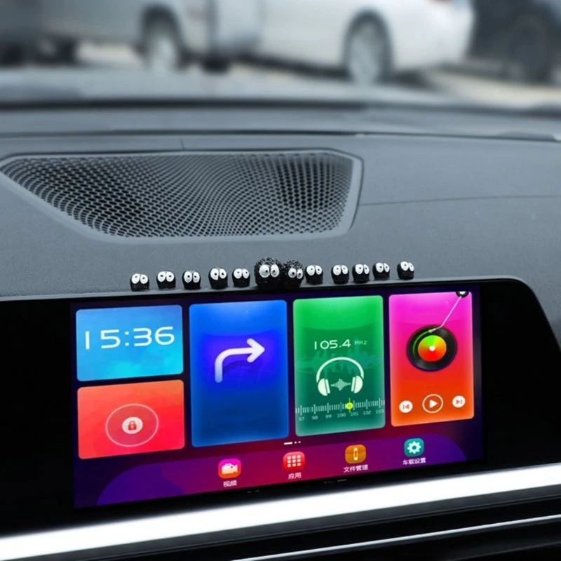 2025 Новый Черный Уголь Украшение Автомобиля Симпатичные Спрайты Сажи Орнамент