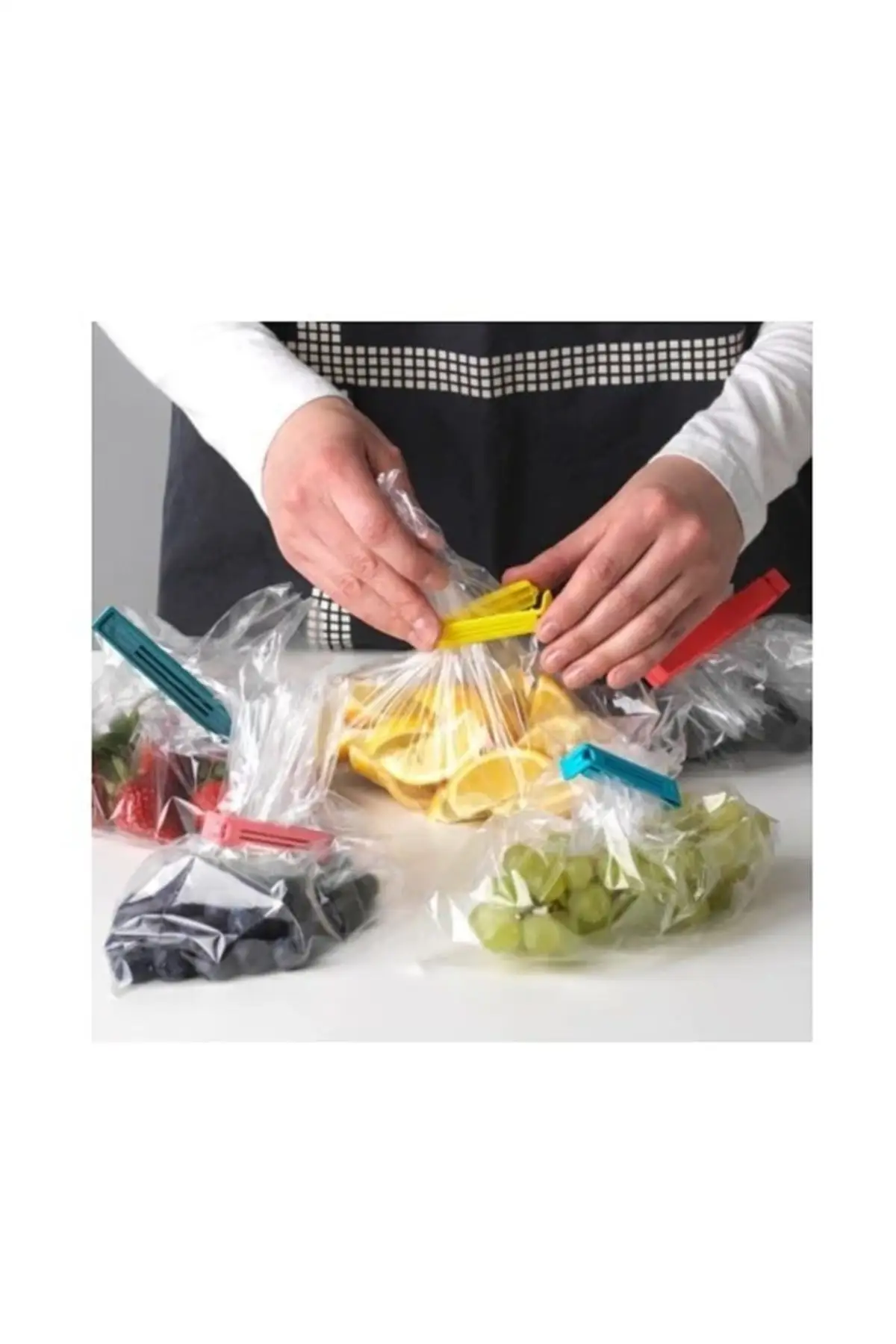 Скошенпосылка пакет защелка зажим 30 шт.