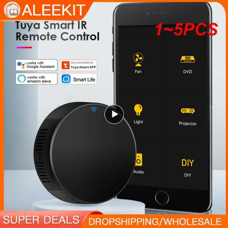 

1 ~ 5 шт. ИК смарт-пульт дистанционного управления Tuya Smart WiFi Универсальные Устройства для умного дома управление для телевизора DVD Audi Alexa Home Smart Life