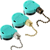 3pcs ze 268s6 ceiling fan switch 3 speed 4 wire for ceiling fans and wall lights pull chain switch replacement bronze