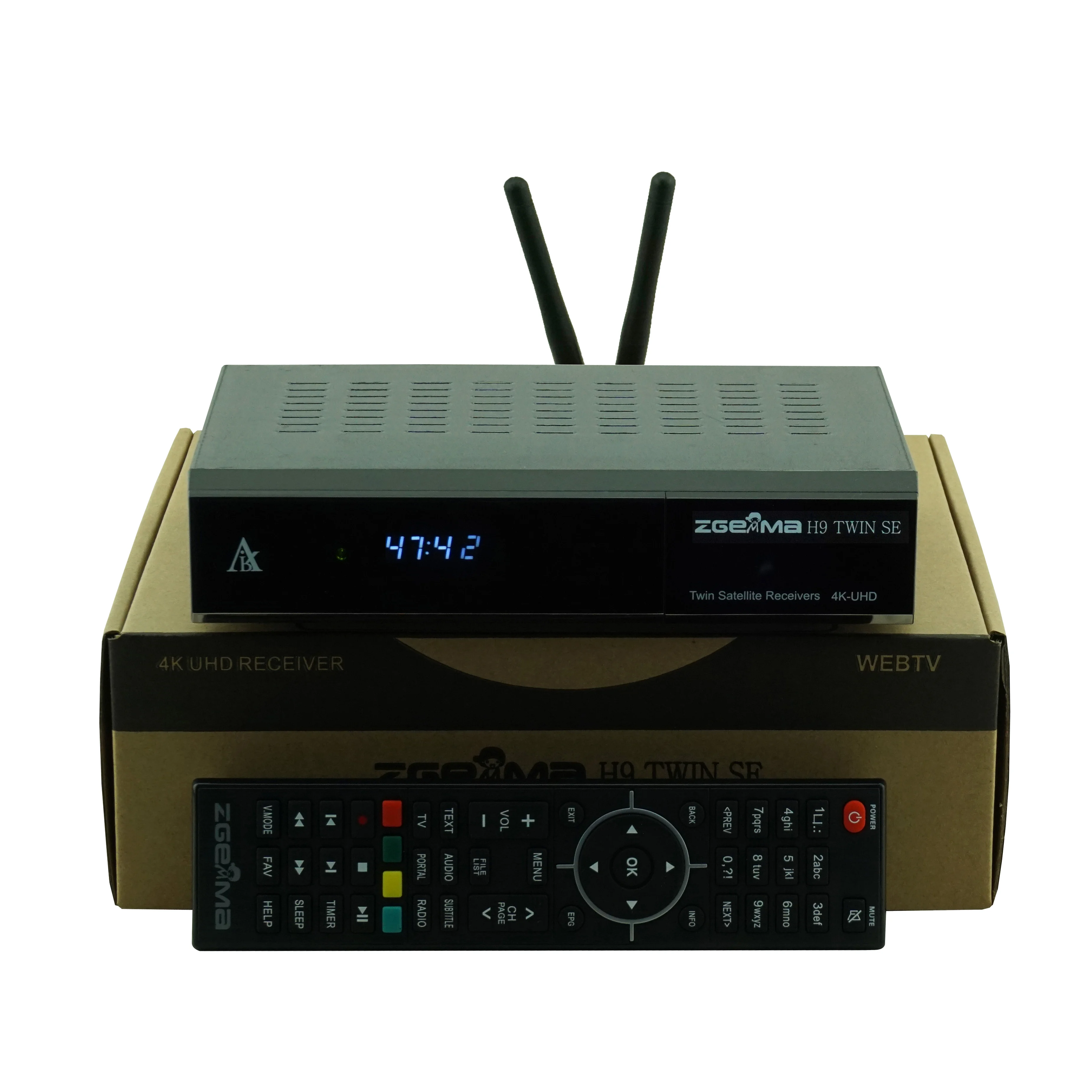 Оригинальный 4K UHD Zgemma box H9 TWIN SE 2 * CI + Linux E2 и android dual OS DVB-S2X TV twin спутниковый ТВ