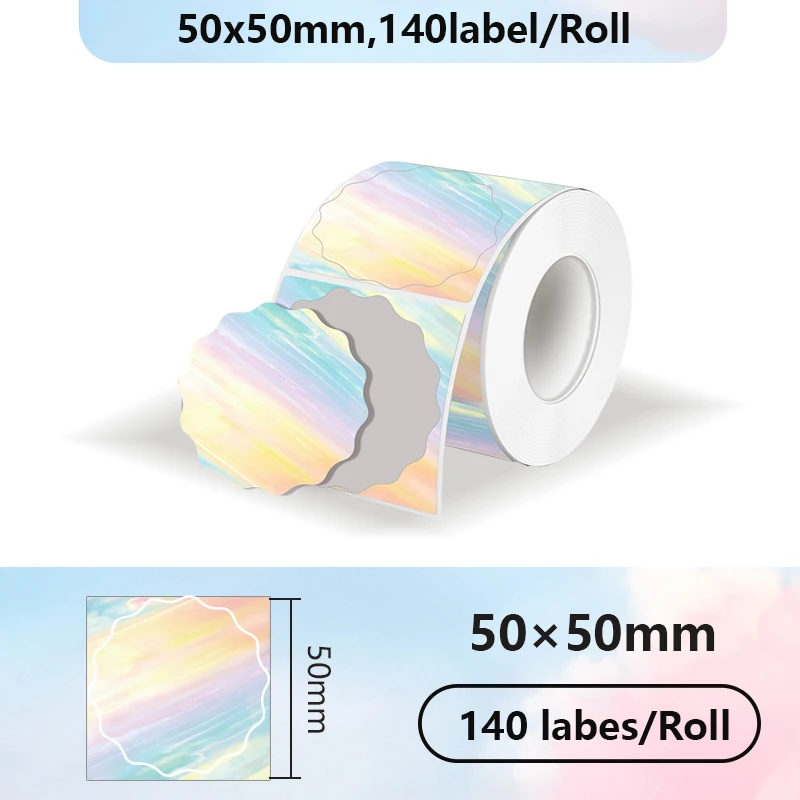 Круглые термоэтикетки Phomemo M110 2 дюйма 140 шт