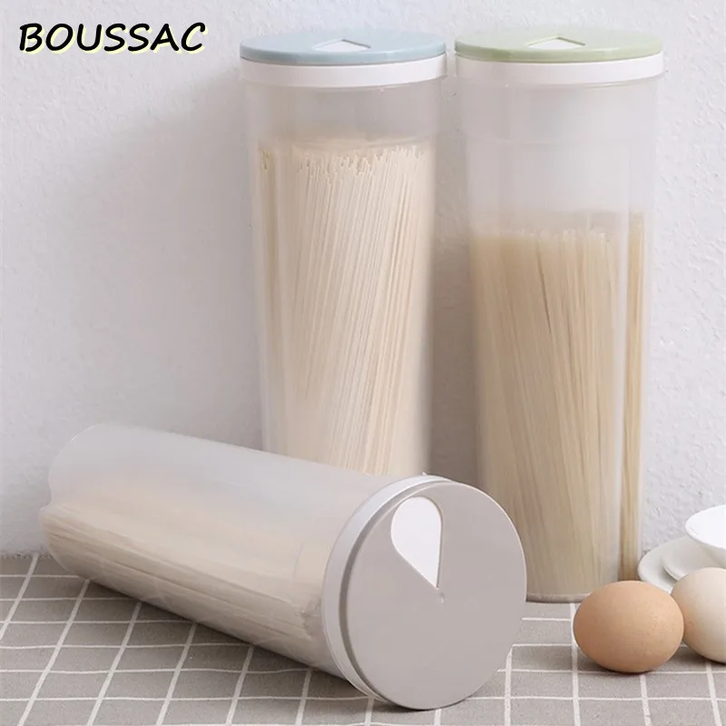 

Spaghetti Box Noodle Storage Box Chopstick Boxes Multifunction Airtight Food Canister Cutlery For Kitchen Containers Storage