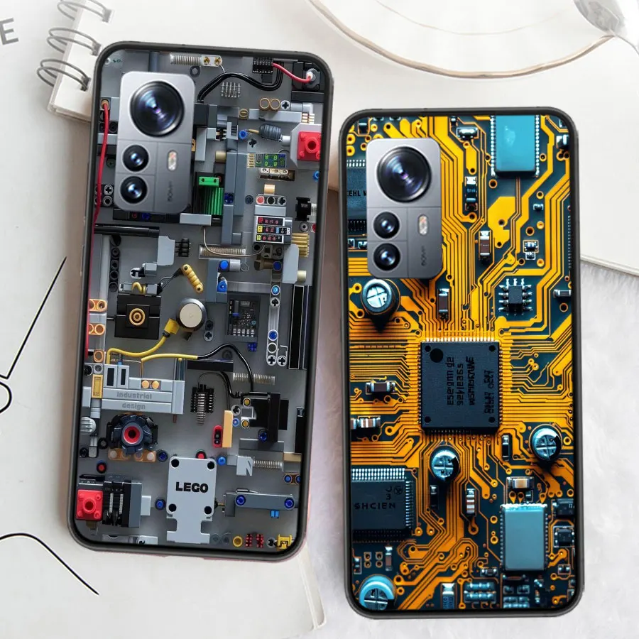 Чехол для телефона с технологией печатной платы AI Xiaomi Mi 14 13 12 11T 10T 12T Pro 12X 11i 11 Ultra 10