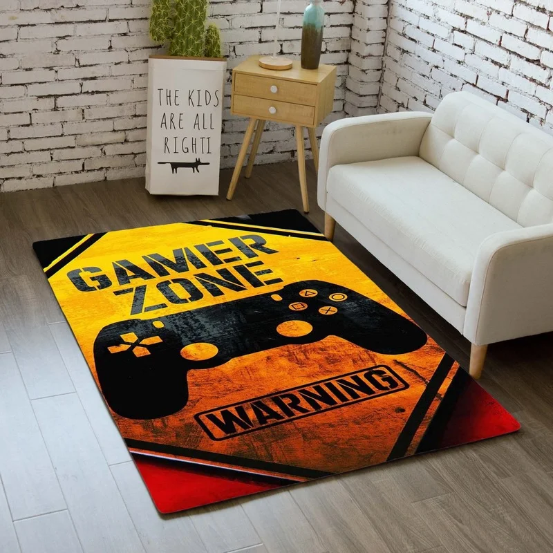

Gamer Controller Area Rugs Non-Slip Floor Mat Doormats Home Runner Rug Carpet for teenager Bedroom Indoor Outdoor Kids Play Mat