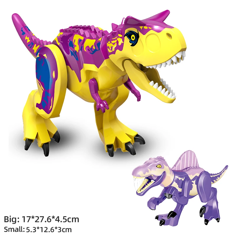 Фигурки-Динозавры юрского периода 3 сборные детские игрушки тираннозавр рекс