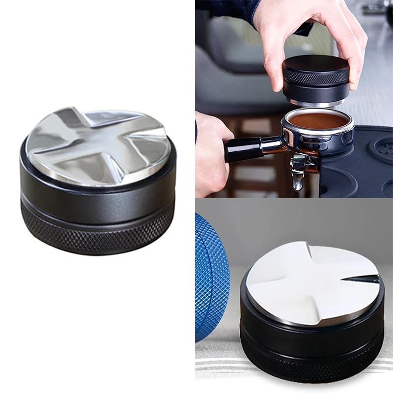 

Adjustable Coffee Espresso Tamper 4 Angled Slopes Base Distribution Tools