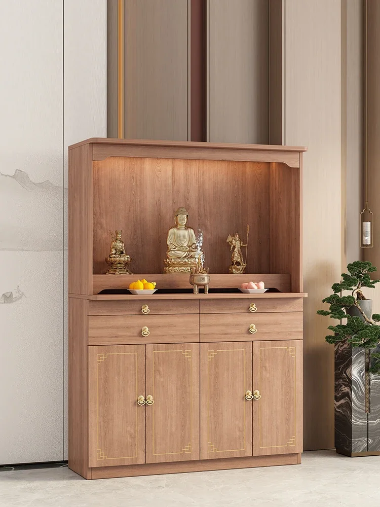 SGF новый китайский вертикальный шкаф Бог богатства Гуаньинь Гуан Гонг шентай