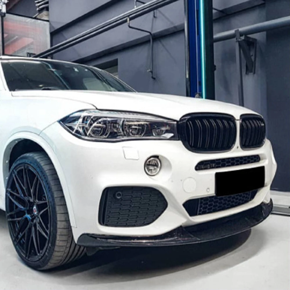 Для BMW X5 F15 M Sport Передний бампер Губа Подбородок Спойлер Сплиттер 2014 15 16 17 18