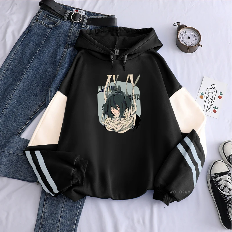 

Fashion Harajuku Anime My Hero Academia Hoodies Men/women Funny Cartoon Streetwear Winter Warm Sweatshirt
