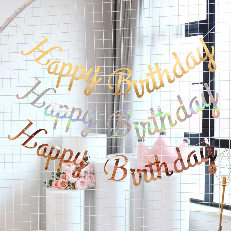 

Горячее тиснение с надписью «happy birthday»