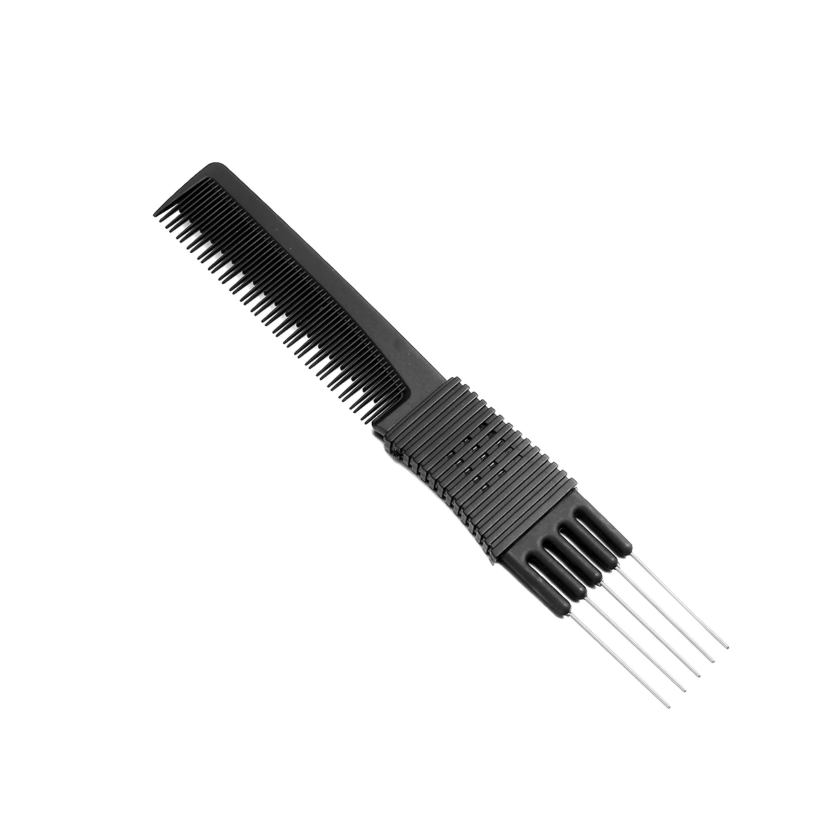 

Comb Hair Combs Teasing Styling Metal Salon Prong Haircut Lift Carbon Black Static Anti Tooth Tools Professional Tail Tapering