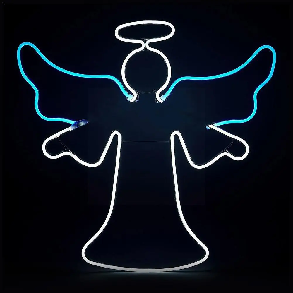 

Светодиодный светильник Angel F7l4, простой водонепроницаемый Рождественский садовый декоративный светильник для газона, 40 см, F7l4