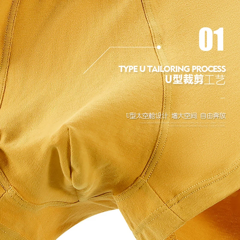 3Pcs Mens Underwear Male Boxers Sexy Underpants Cotton Breathable Fashion Boys Panties Underwear Boxershorts Men