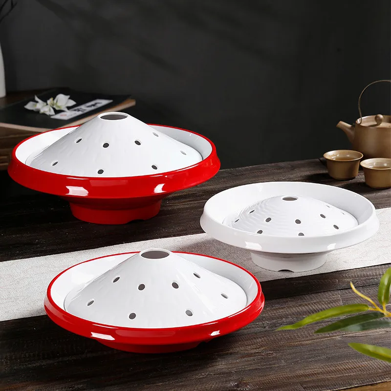 Поднос для сухого льда ресторанные тарелки Hot Pot меламиновая посуда оптом