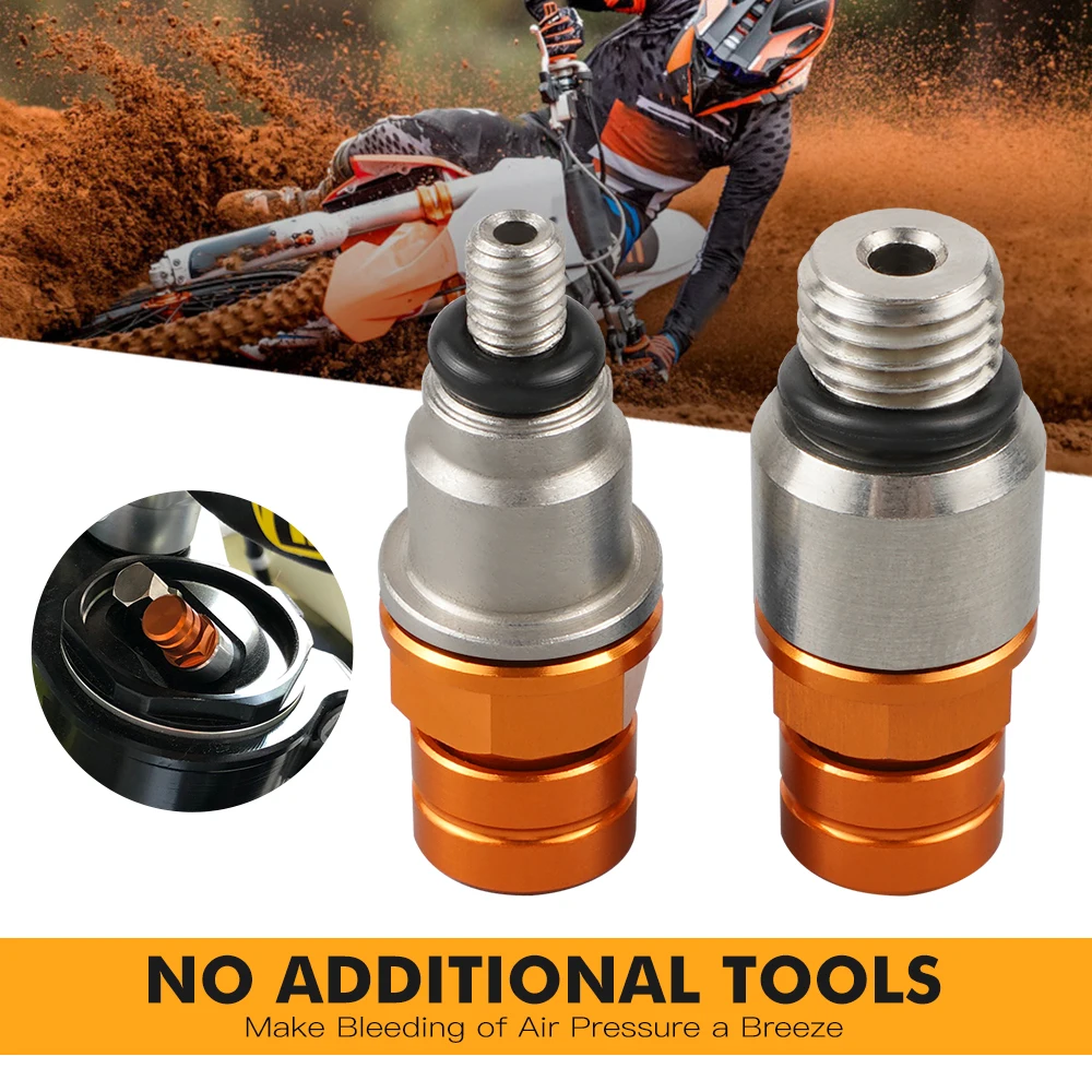 

NiceCNC Motocross M4x0.7 M8x1 AER Fork Air Bleeder Valves For KTM 125 200 250 300 350 400 450 SX SXF XC XCF 2017-2019 SX85 18-19