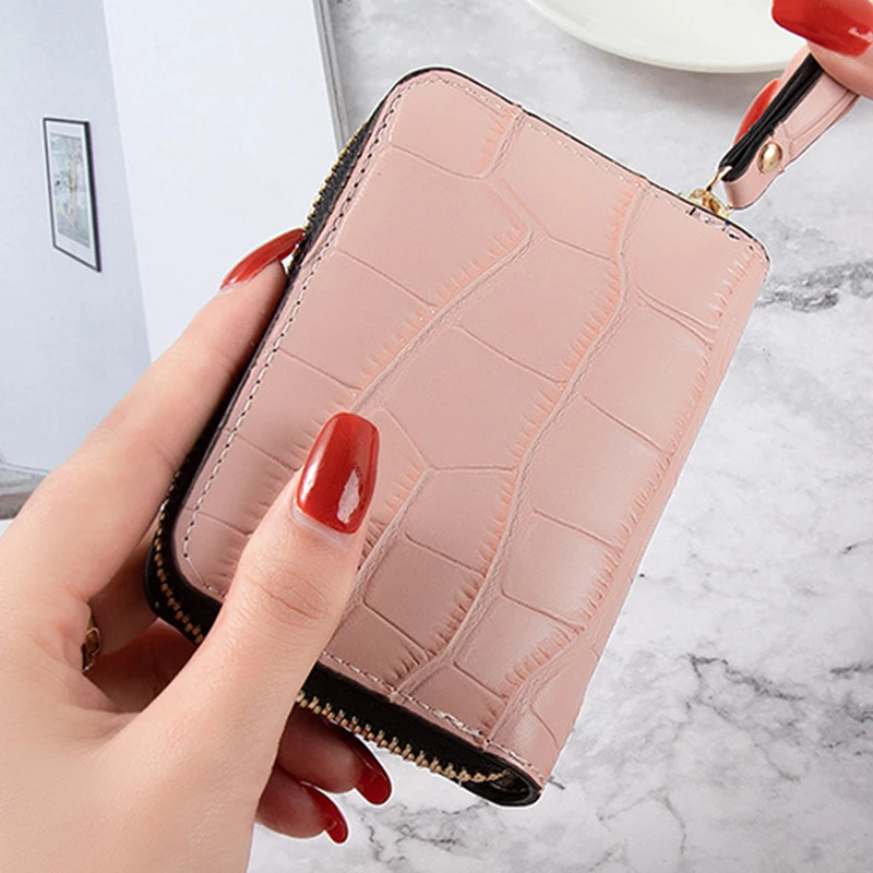 2023 Women Short Wallet Small Fashion Luxury Brand Leather Purse Ladies Card Bag for Women Clutch Female Purse Money Clip Wallet