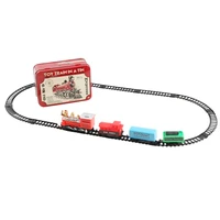 train set for kids mini durable electric small car toys toddler train set electric train toy for kids boys girls 3 4 5 years old