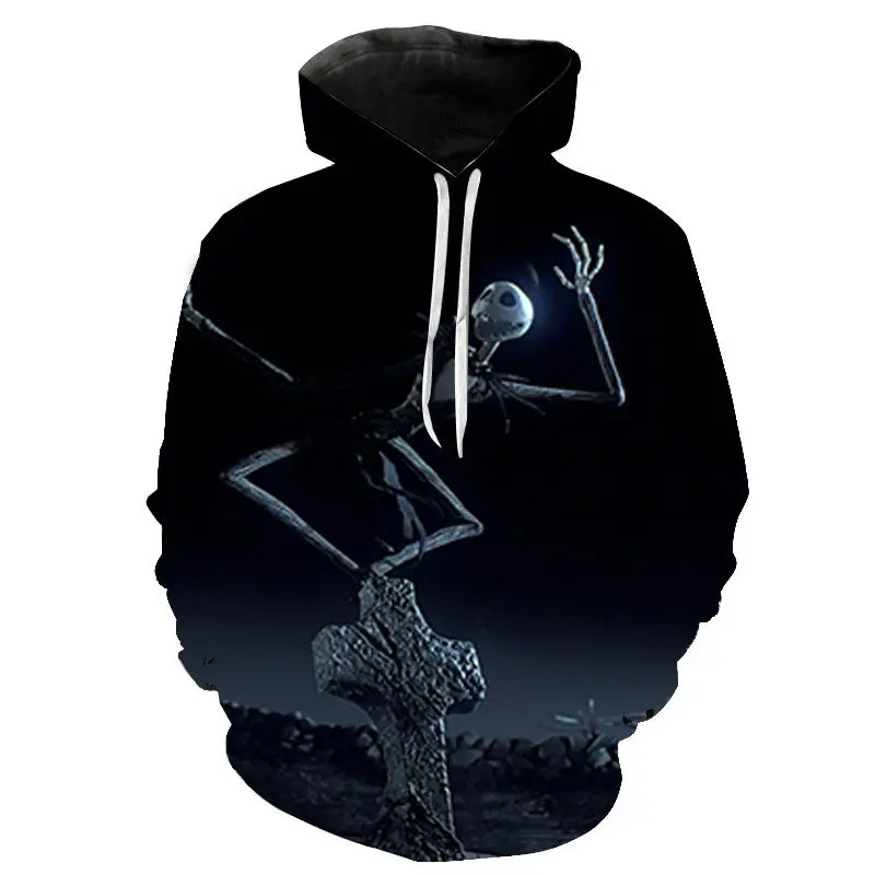 

Hoodies Men Women Children Cartoon Anime Christmas jack Sweatshirts 3D Printed Streetwear Boy Girl Kids Jacket