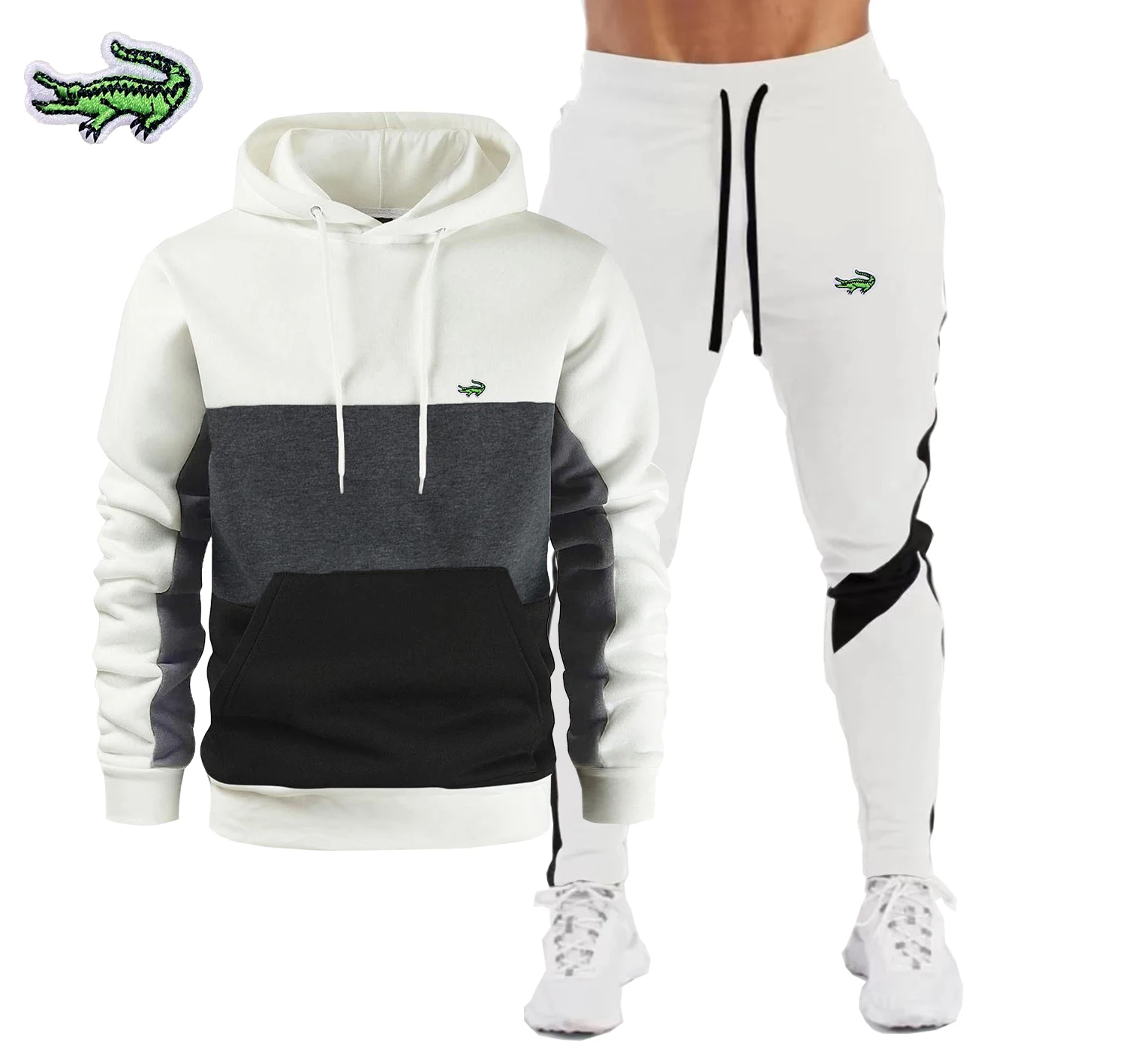 2023 New Men's Autumn Winter Sets Hoodie+Pants Pieces Casual Tracksuit Male Sportswear Brand CARTELO Clothing Sweat Suit