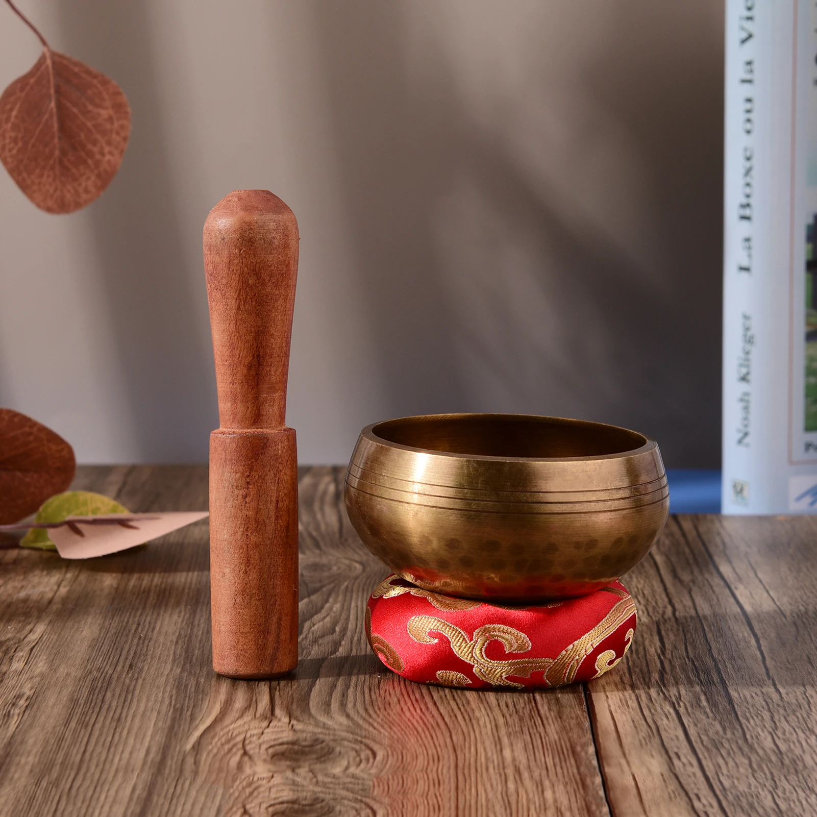 Набор Тибетских Поющих Чаш Со Звуковым Исцеляющим Чашей Мягкая Подушка